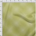 thumbnail image 4 of oneOone Polyester Spandex Olive Green Fabric Geometric Craft Projects Decor Fabric Printed By The Yard 56 Inch Wide, 4 of 4
