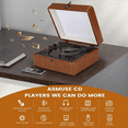 thumbnail image 2 of POINTERTECK Lecteur CD avec Bluetooth - Lecteurs CD Rétro de Bureau pour la Maison Lecteur CD avec Haut-Parleurs Intégrés Hi-Fi Bluetooth 5.0 FM - Prend en Charge AUX/USB Prise Casque Lecteur CD Portable pour Enfant, 2 of 6