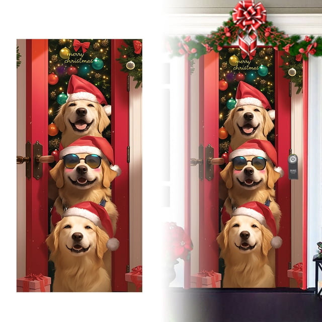 REK Custom Printed Door Curtains Fabric Hanging Tapestry For Home And Room Divider Privacy Screen