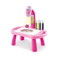 thumbnail image 1 of Graflsoa Interactive Kids Drawing Table with 32 Projection Patterns, Early Education Art Board, Doodle Projector, Includes Colored Markers, ABS Material, Pink/Blue Options, Built-in Batteries, Ages 3+, 1 of 1
