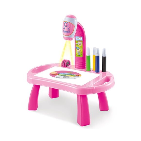 Riwcyla Learning Desk Trace and Draw Projector Art Drawing Board Projection Tracing Painting Table Early Gift for Boys Girls Over 3 Year Old