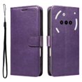 thumbnail image 2 of Wallet Case for Nothing Phone 3A Flip Cover with Card Slots, Magnetic Stand & Strap Purple, 2 of 5