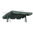 thumbnail image 2 of Costway Swing Top Cover Canopy Replacement Porch Patio Outdoor 77''x43'', 2 of 10