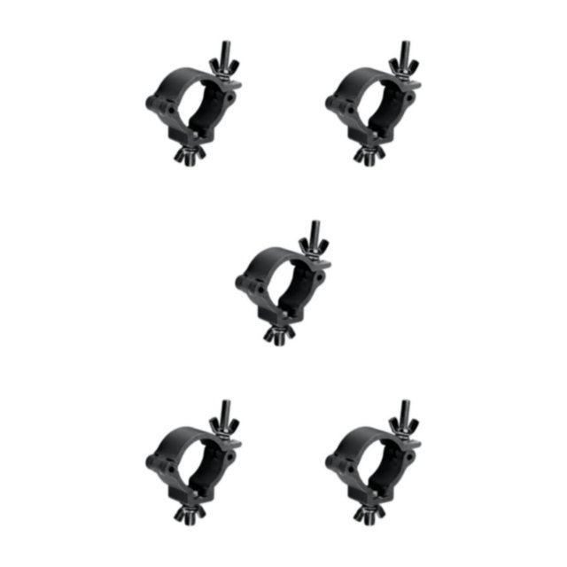tamizeot Versatile Lighting Hook Mount for Club Exhibition Event Alloy Wrap Around Clamp Black Master 5Set