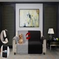 thumbnail image 2 of Housse de Protection Réversible pour Meubles de Chiens et Chats Chaise Marine/gris, 2 of 5