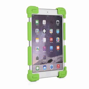 Universal Tablet Case, 9–12in Washable Anti Slip Heat Dissipating Flexible Adjustable Silicone Tablet Case Tablet Sleeve Protector with Stand Holder for