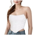 thumbnail image 1 of Kcodviy Women's Corset Solid Color Sleep for Women Plus Fishbone Body Shaping Coat Padded Tops Women's Bone Dress Waist Seaside Shirt Seal Mesh Zipper, 1 of 5