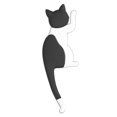 thumbnail image 1 of Akozon Cat Shaped Fridge Magnet, Beautiful Silicone Fridge Sticker Magnetic For Bedroom Living Room, Study For Car Fridge For Office For Home, 1 of 8