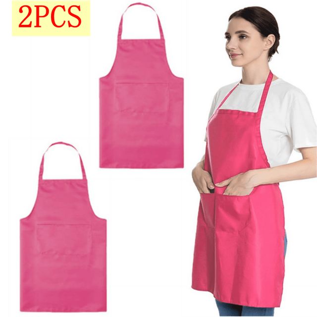 CHUANK Apron Work Apron Kitchen Food Waist Hanging Neck