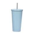 thumbnail image 2 of TopLLC Tasse à Paille en Acier Inoxydable à la Mode Tasse à Café 500 ml Grande Capacité Vide Portable Isolation Tasse Cadeau, 2 of 3