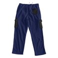 thumbnail image 4 of Ceisia Men Solid Color Loose Casual Pants Elastic Waist Drawstring Sports Gift Work Trousers, 4 of 7