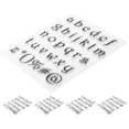 thumbnail image 2 of Clear , Hand-made Portable Lower Case Alphabet Journal , For Card Making Decoration DIY Scrapbook Scrapbooking Photo Album, 2 of 8