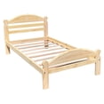 thumbnail image 1 of Twin Bed Wooden Frame Solid Pine Unfinished with Slats Arizona, 1 of 6