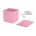 thumbnail image 4 of Mainstays Storage Cube Fabric Basket Bin - Foldable, Great for Nursery, Playroom, Closet, Home Organization, 4 of 6