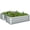 Argent, variante sur Outsunny Ensemble de 2 Bacs de Jardin Surélevés, Jardinière Galvanisée, Vert