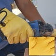 thumbnail image 2 of Gants en Cuir Gants de Travail Protection du Travail Résistants à l'Usure Jardin Travail Quotidien Outil de Protection, 2 of 5