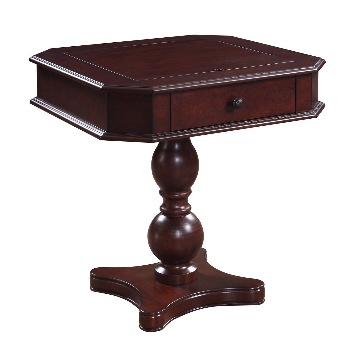 Jeu d’échecs, dames et backgammon Fortress de Hathaway sur table en piédestal avec chaises