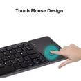 thumbnail image 4 of keepw Clavier Pliant Rechargeable Sans Fil Clavier d'Ordinateur de Bureau Accessoires de Bureau Noir, 4 of 6