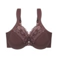 thumbnail image 1 of fheaev Summer Savings Clearance Front Closure Bras For Women Full Coverage Plus Size Bralette Bra Women's Solid Color Lace Bra Front Button Large Size Steel Ring Underwear Women Daily Bras, 1 of 9