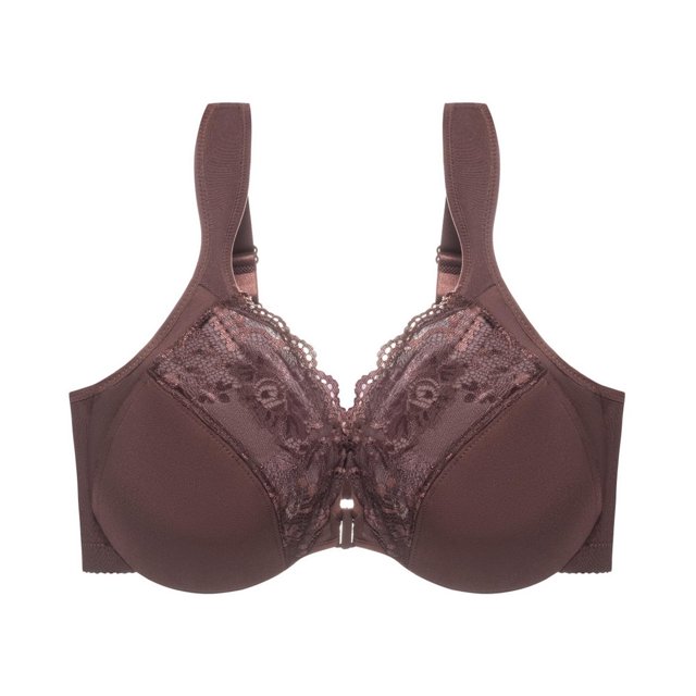 fheaev Summer Savings Clearance Front Closure Bras For Women Full Coverage Plus Size Bralette Bra Women's Solid Color Lace Bra Front Button Large Size Steel Ring Underwear Women Daily Bras