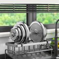 thumbnail image 4 of Decodeary Space-Saving Storage Rack For Kitchen Spreaders Versatile Kitchen Sink Organizer White with pole, 4 of 6