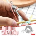 thumbnail image 2 of Ring Type Knitting Tools Yarn Spring Wear Thimble Finger Thimble Sewing, 2 of 3