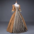 thumbnail image 5 of Robes Style Gothique pour Femmes Robe Midi Élégante Manches Longues Évasées Robe Trapèze de Soirée Grande Taille, 5 of 5