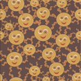 thumbnail image 1 of Ahgly Tapis de Zone Carré Jaune Transitionnel Lavable en Machine, 6 Pieds Carré, 1 of 7