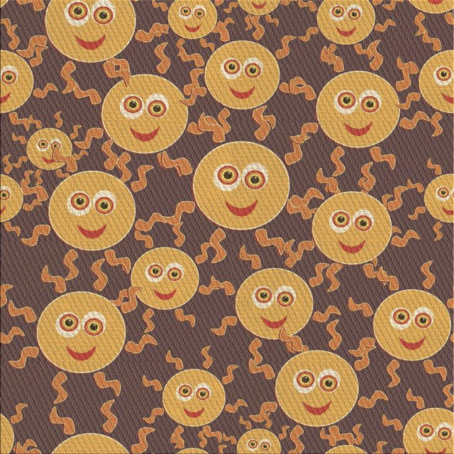 Ahgly Tapis de Zone Carré Jaune Transitionnel Lavable en Machine, 6 Pieds Carré