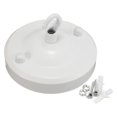 thumbnail image 1 of Milaget Ceiling Rose Ceiling Light Iron Hook Lamp Ceiling Lamp Ceiling Pendant Lamp Disc white, 1 of 7