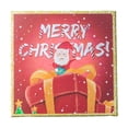 thumbnail image 1 of Christmas Gift Box Red Empty Paper Box 6.61 in x 6.61 in x 3.14 in For Personalized Holiday Presents, 1 of 7