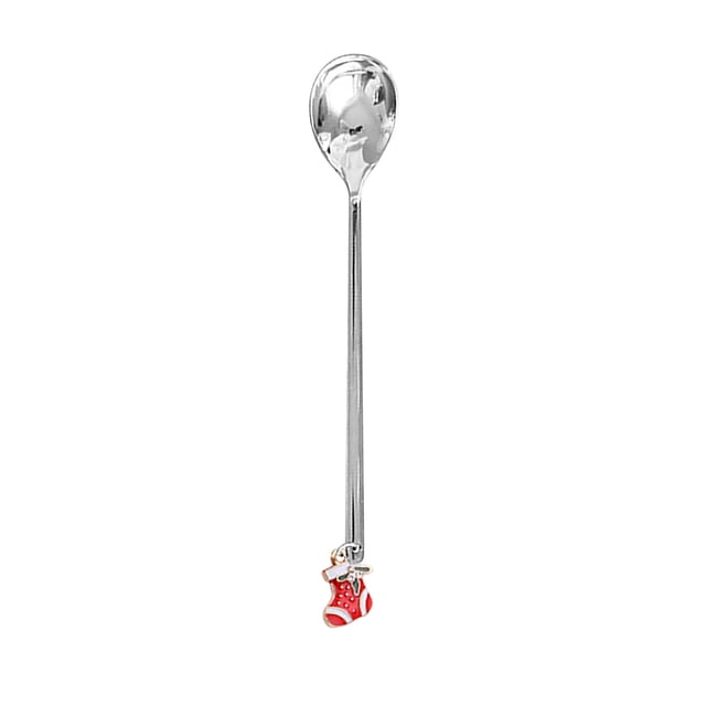 Christmas Coffee Table Decorations Home Christmas Decorations Metal Coffee Fork Stirring Spoon Christmas Table Decorations New Year Christmas Party Table Decorations