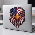 thumbnail image 2 of EGNMCR Autocollants Réfléchissants Œil d'Aigle Drapeau Américain Brillants a sticker, 2 of 6
