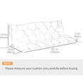 thumbnail image 3 of Outsunny Coussins de Remplacement pour Balançoire de Banc d'Extérieur à 3 Places, 3 of 9
