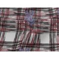 thumbnail image 4 of oneOone Viscose Jersey Fabric Swirl & Check Ikat Printed Fabric 1 Yard 60 Inch Wide, 4 of 5