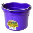 thumbnail image 2 of Little Giant Seau en Plastique Tout Usage à Dos Plat de 2 Gallons, Violet, (Lot de 4), 2 of 3
