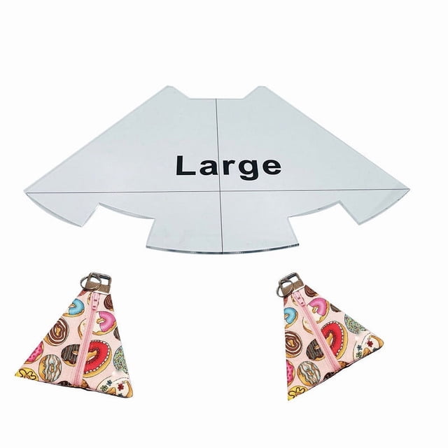 PRETXORVE Cute Key Pouch Template Set Key Stencil Chalk Marker Wallet Acrylic Clear Quilting Stencil Sewing For Template Sewing DIY