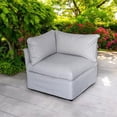 thumbnail image 4 of Ensemble modulaire de fauteuils d'angle Lanai, gris, 4 of 7