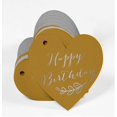 thumbnail image 3 of Inkdotpot Real Silver Foil Happy Birthday Tags Favor Hang Paper Tags 50 Pieces, 3 of 6