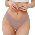 thumbnail image 3 of Penkiiy String pour Femme, Mode, Aguichant, Sans Traces, Transparent, Taille Basse, Culotte String, TG, Gris, 3 of 4