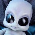 thumbnail image 3 of Poupée Alien Bébé Réaliste en Vinyle Dur 14 Pouces/35cm, Vinyle Détaillé à la Main, 3 of 4