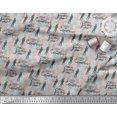 thumbnail image 3 of Soimoi Green Rayon Crepe Fabric Men & Direction Compass Holiday Print Fabric by Yard 46 Inch Wide, 3 of 3