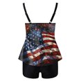 thumbnail image 5 of adviicd Tankini Tops Only Tankini Swimsuit for Women Tummy Control Bathing Suits Tank Top(Navy,XL), 5 of 5