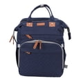 thumbnail image 2 of Backpack Diaper Bag Foldable Multifunctional Baby Diaper Backpack with USB Charging Port for Travel, 2 of 7