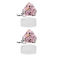 thumbnail image 2 of relayinert Children Mask Filter Cartoon Cotton Mouth Face Cover Filters Accessory 10pcs Bow tie bear 2Set, 2 of 6