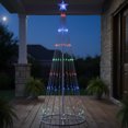 thumbnail image 3 of Northlight LED Lighted Show Cone Christmas Tree Outdoor Decoration - 9' - Multicolor Lights, 3 of 4