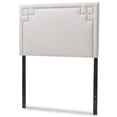 thumbnail image 3 of Bowery Hill Modern Upholstered Twin Headboard in Grayish Beige, 3 of 4