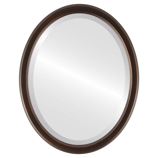 Toronto Framed Mirror - Rubbed Bronze