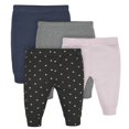 thumbnail image 1 of CHOK Baby Girls Essential Pants  4-Pack  (Newborn - 24 Months), 1 of 7