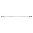 thumbnail image 3 of Mainstays Drapery Window Curtain Rod with Decorative Groove Ball Finials, Adjustable, 42" - 84", Nickel, 3 of 6